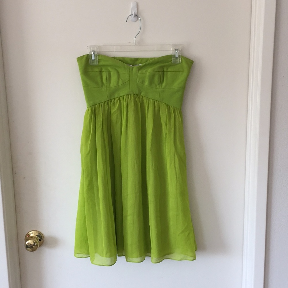 Strapless Dianne von fursteinberg dress